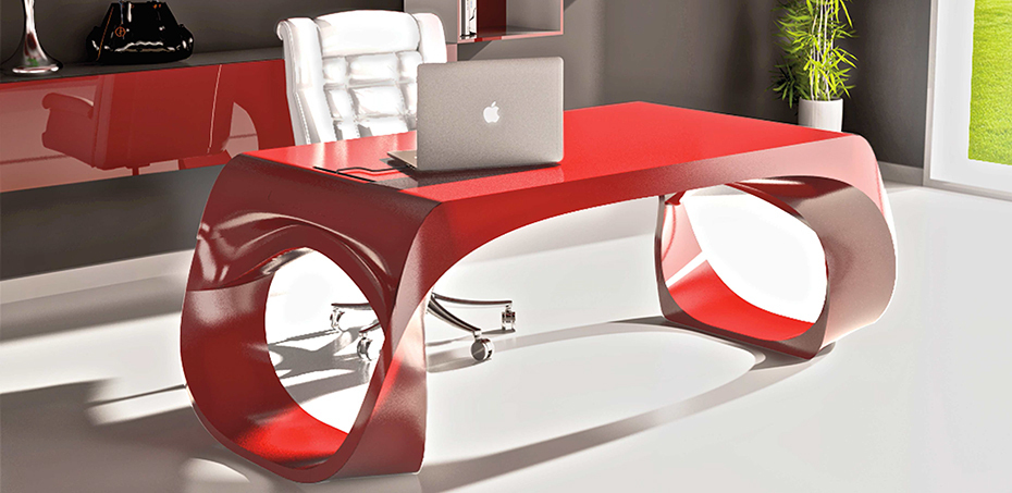 Modern office desk Infinity by Babini, design Edoardo Cappelluti