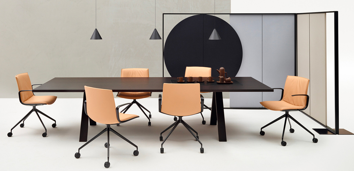 cross conference table arper