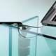 llt fiam glass desk