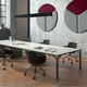 l shaped office desk x8 