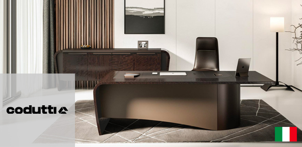 Codutti leather executive office desks